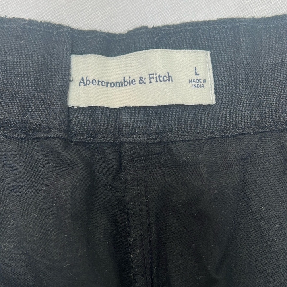 Abercrombie tailored linen shorts
